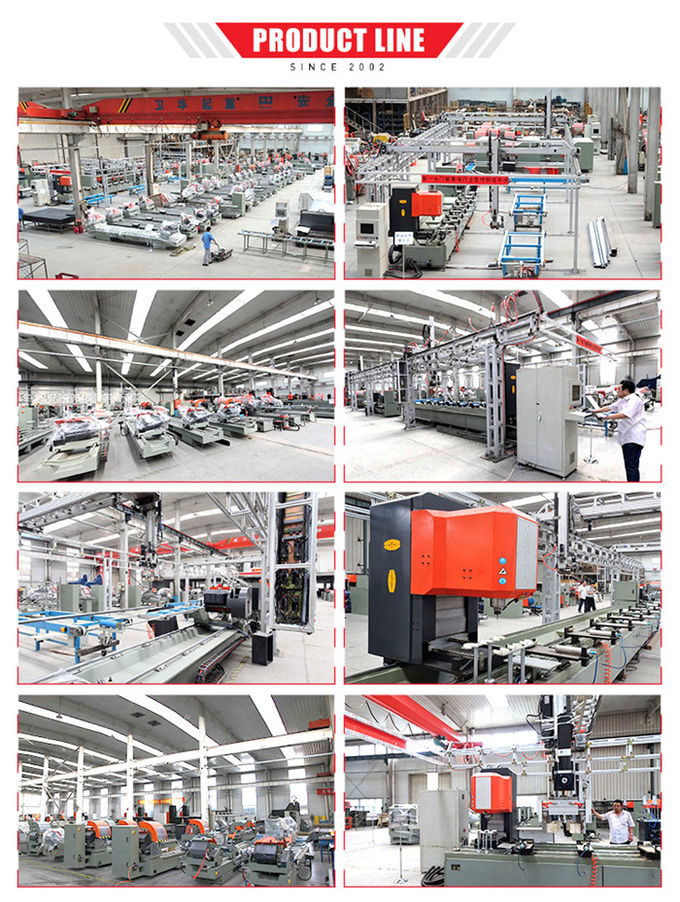 Upvc window and door manufacturing machinery copy router machine for alu profile 0