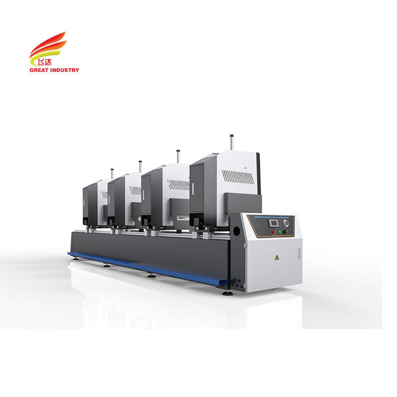 4 head welding machine corner cleaning Upvc window making machinery automatic four corner pvc window welding machine