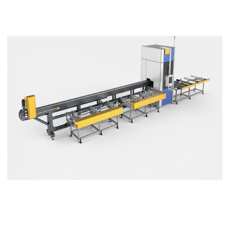 Aluminum window making machine 3 axis drilling and milling door aluminium laser cnc cutting machine with tools magazine