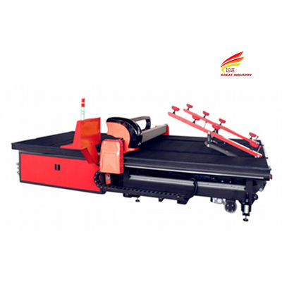  Electric round cnc glass cutter multiple glass speed cutting saw cutter 1.2m glass cutting line