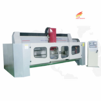 Buy 3 Axis Cnc Glass Milling Machine Edeging Cutting With 2 Glazing Beads online manufacture