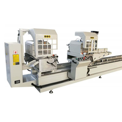Buy Plastic Aluminium window door machines two head cutting aluminum profiles machine online manufacture