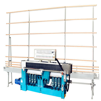 Buy Straight line glass edging polishing machines bevel glass double edge grinding machine online manufacture