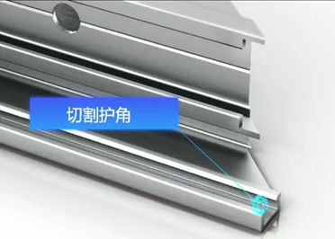Uvc window making machines aluminium termal break assemblly holes cnc milling laser cutting machine