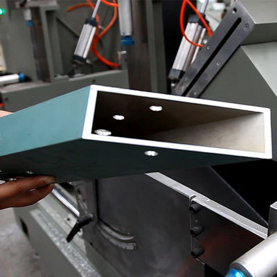 CNC DOUBLE HEAD PRECISION PVC PROFILE CUTTER SAW WINDOWS DOORS PROCESSING MACHINERY 500*4200 MAKING EQUIPMENT ALUMINUM P
