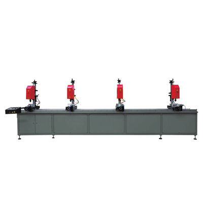 ALUMINUM STEEL CURTAIN WALL MACHINE MULTI HEAD DRILLING MACHINE 4X750W RA 25UM