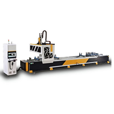 CNC ROUTER AND CUTTING NOTCHING SAW PVC LOCK HOLE WINDOW MAKING MACHINES ALUMINIUM 4 AXIS MACHINE FOR ALUMINUM CURTAIN W